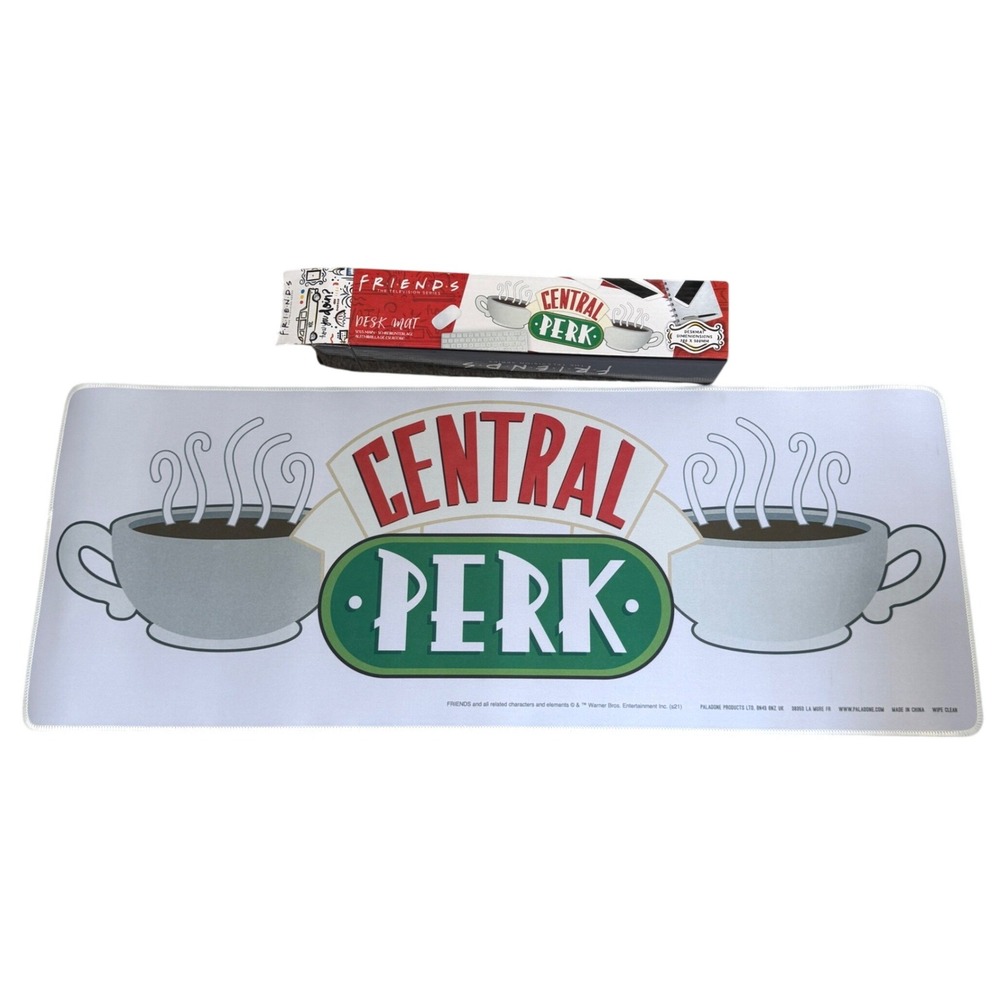 Friends Central Perk Desk Mat Paladone Large Mouse Pad Keyboard Mat 300x800mm